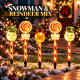 Tindelo Solar Christmas Garden Stake Lights